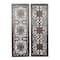 Set of 2 Brown Wood Traditional Wall Decor, 48" x 16"